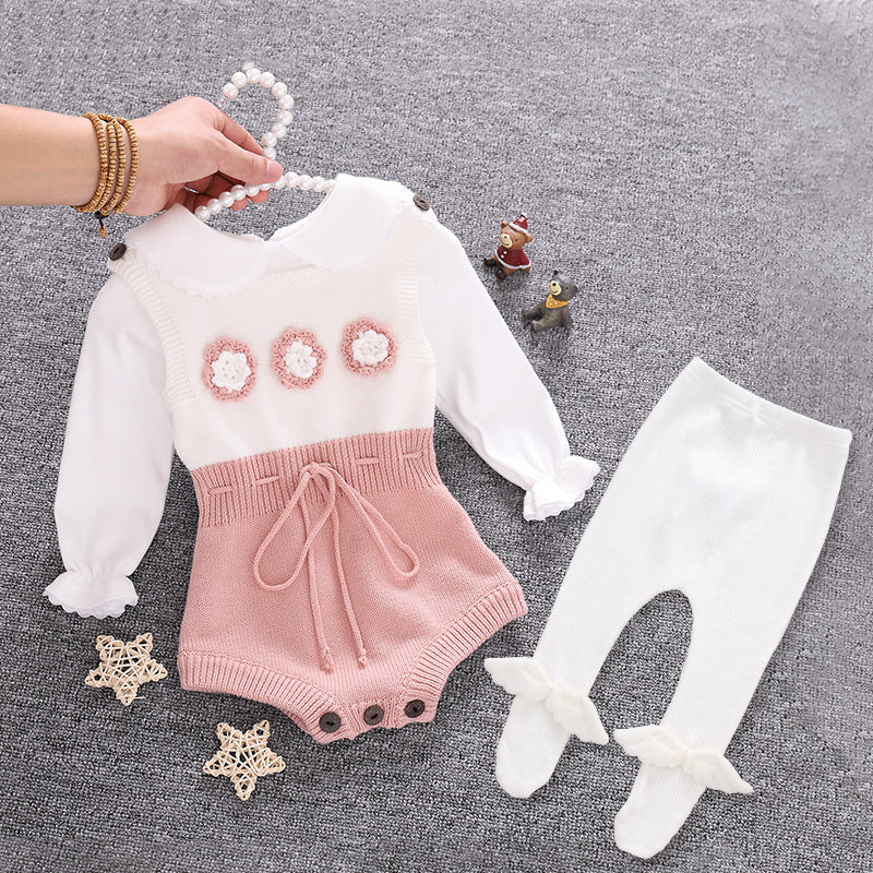 Korean-inspired Tri-Clasp Baby Clothes Set