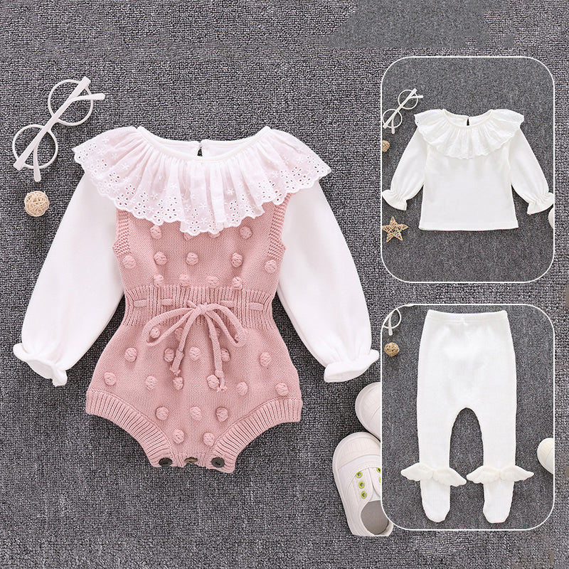 Korean-inspired Tri-Clasp Baby Clothes Set