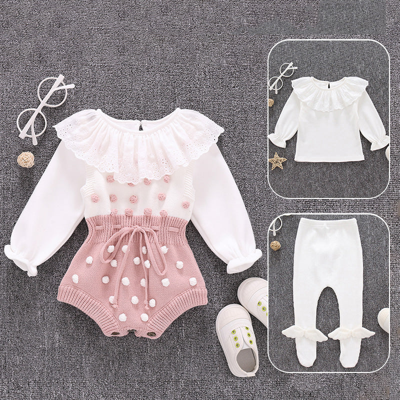 Korean-inspired Tri-Clasp Baby Clothes Set