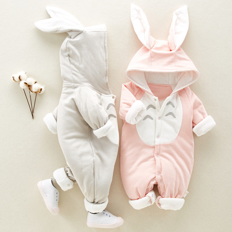 New Cotton Padded Baby Romper