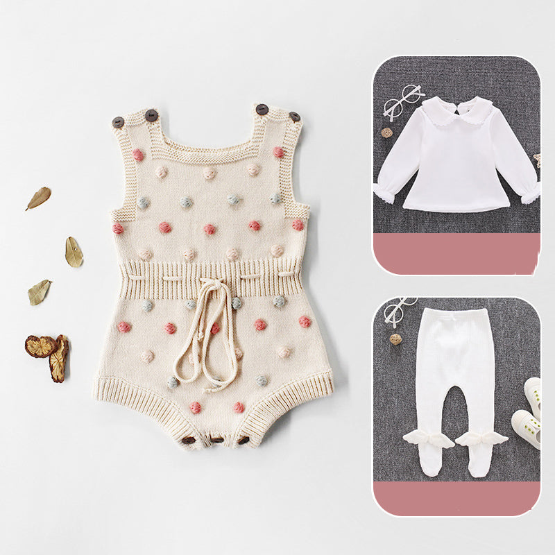 Korean-inspired Tri-Clasp Baby Clothes Set