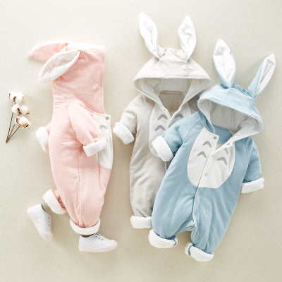 New Cotton Padded Baby Romper