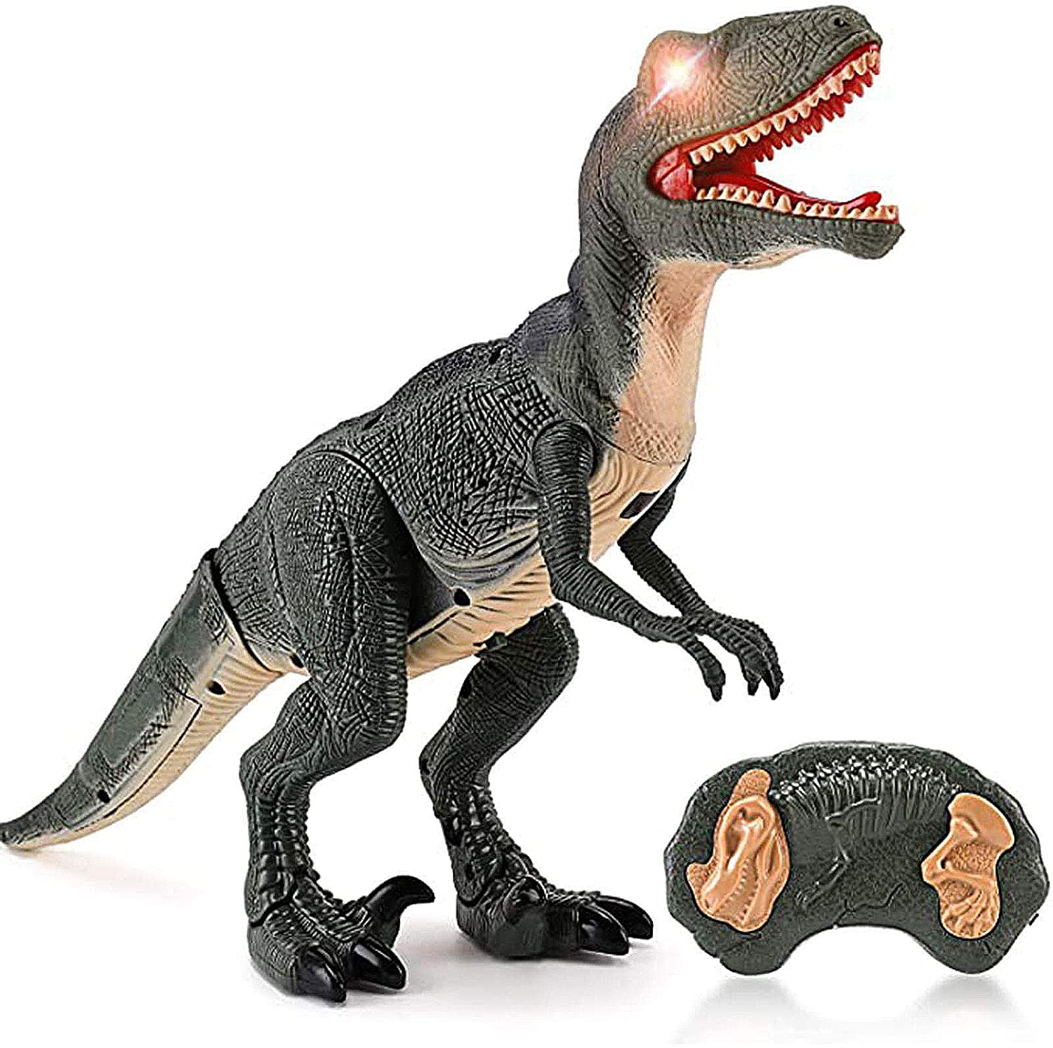 Remote Control Walking Velociraptor Dinosaur Toy